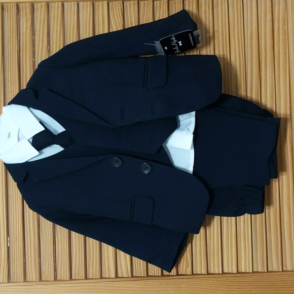 Boys Slim-Fit Navy Blue 5-Piece Suit, Jewels and Gents, 18 months - NWT - Picture 3 of 12